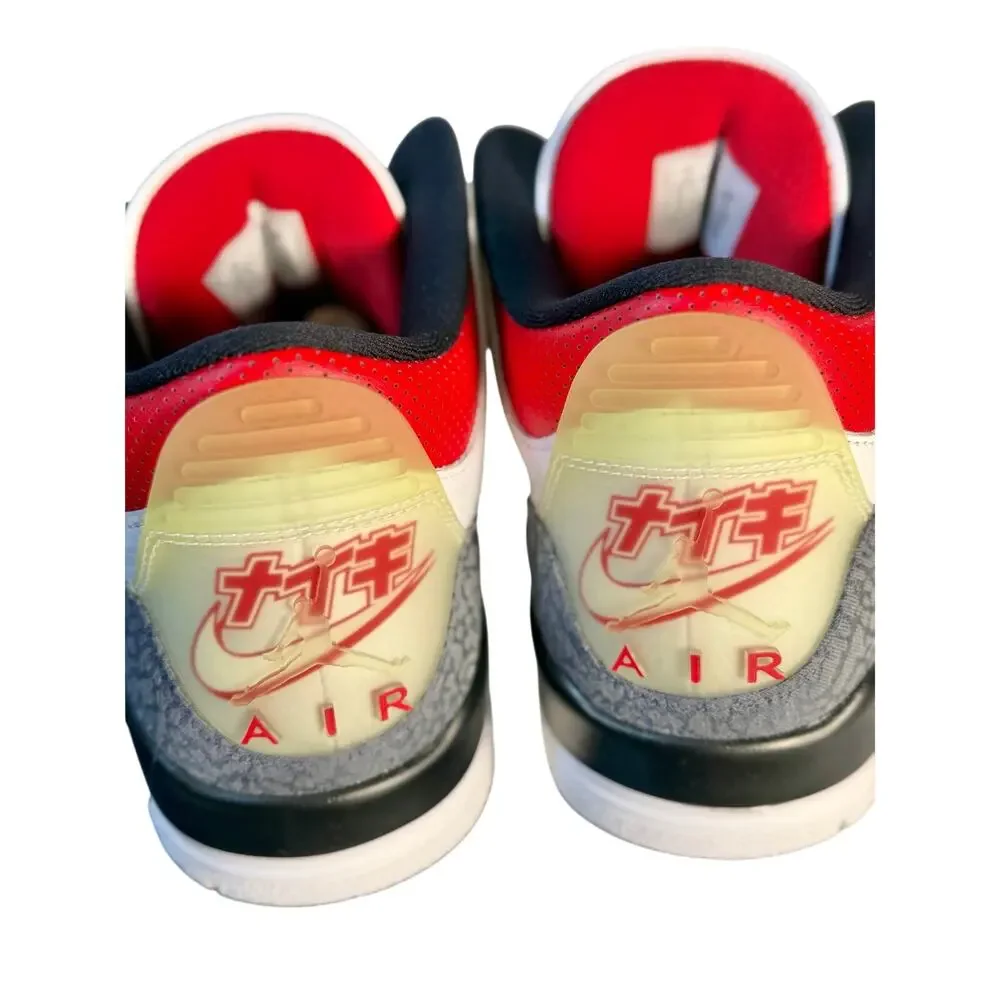 AIR JORDAN 3 RETRO SE JP JAPAN WHITE FIRE RED BLACK DENIM 2020 Men Size 11